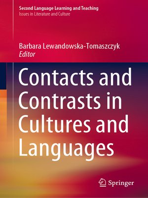 cover image of Contacts and Contrasts in Cultures and Languages